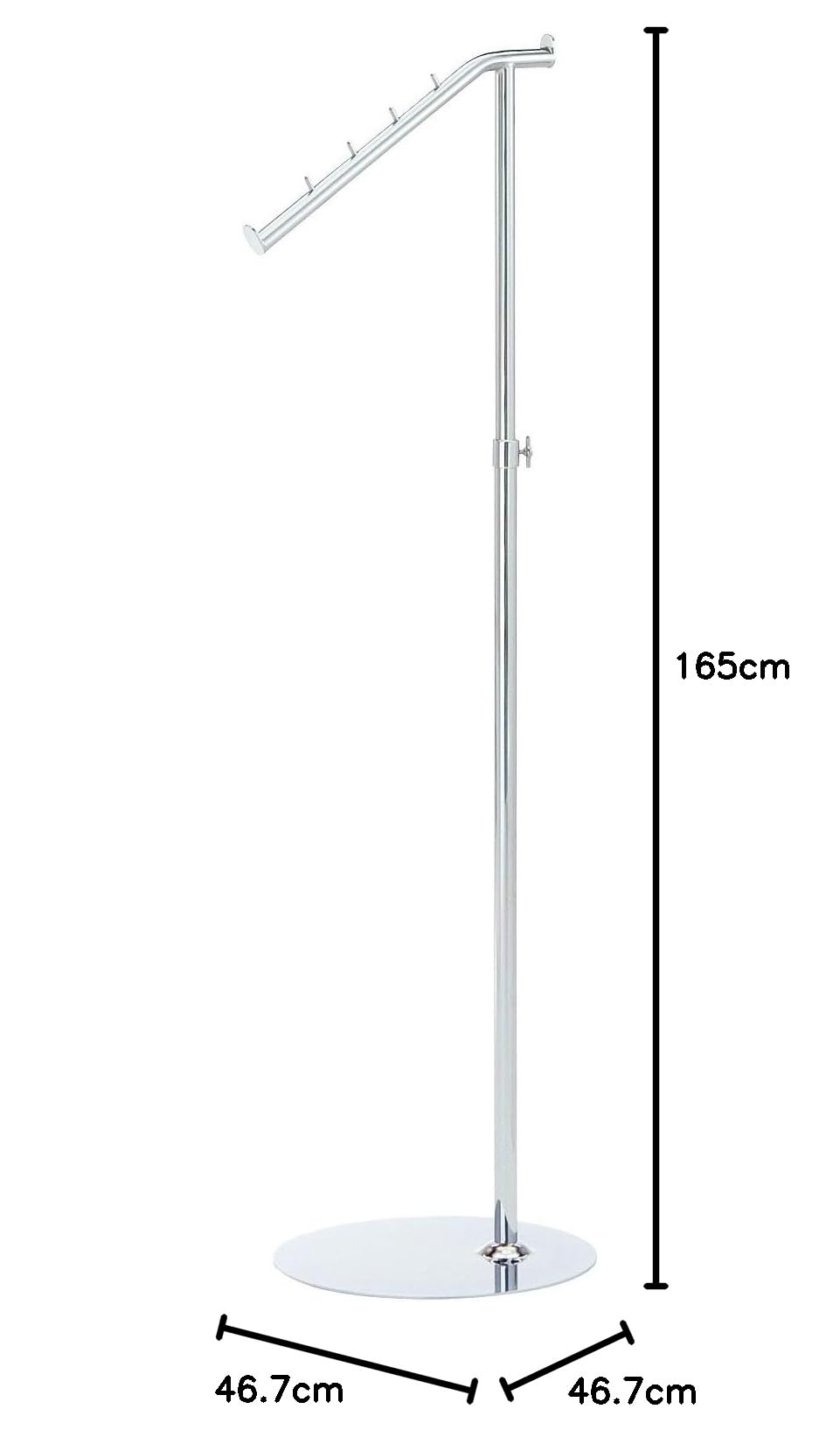 スタンド型ハンガーラック・クロームメッキ スタンド型ハンガーラック・クロームメッキ